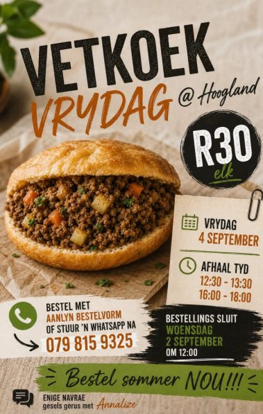 Vetkoek Vrydag